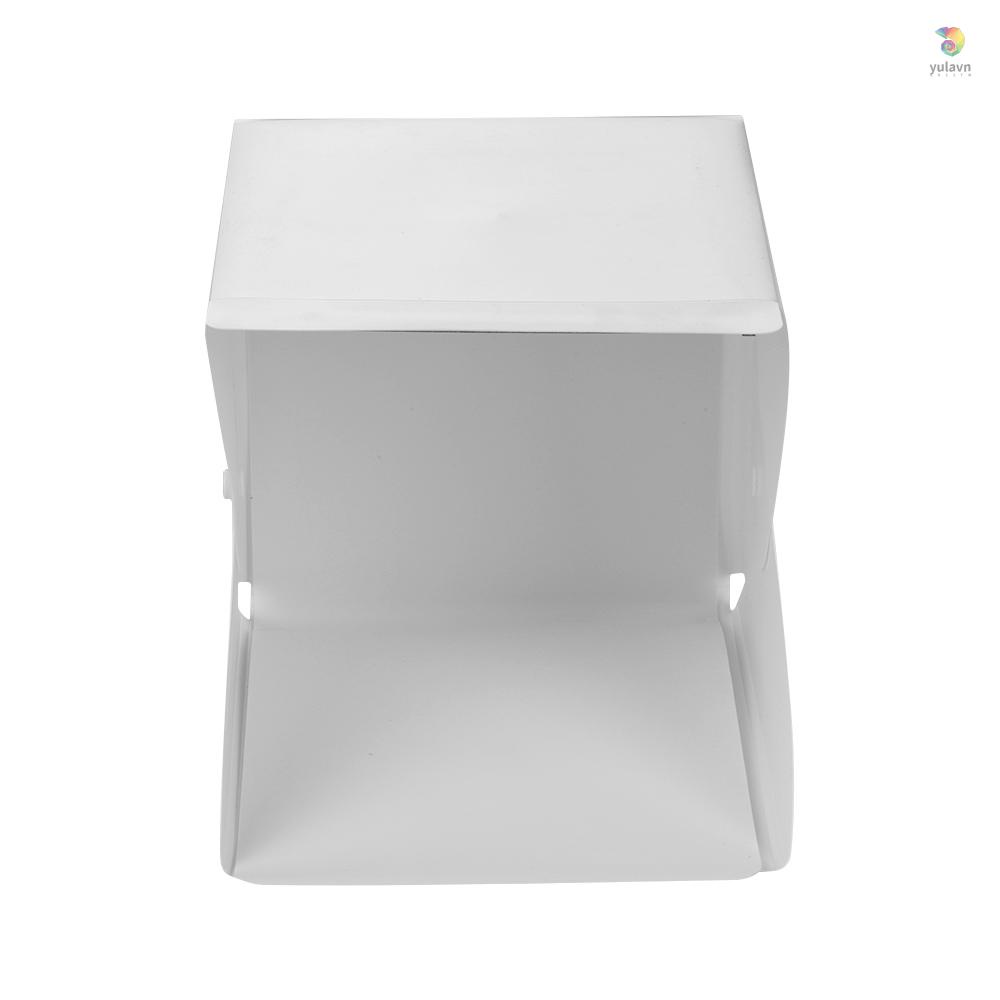 Hộp Đèn LED yula 6000K Mini Có Thể Gập Lại Kèm Nền Trắng Đen Hỗ Trợ Chụp Ảnh Cho Studio