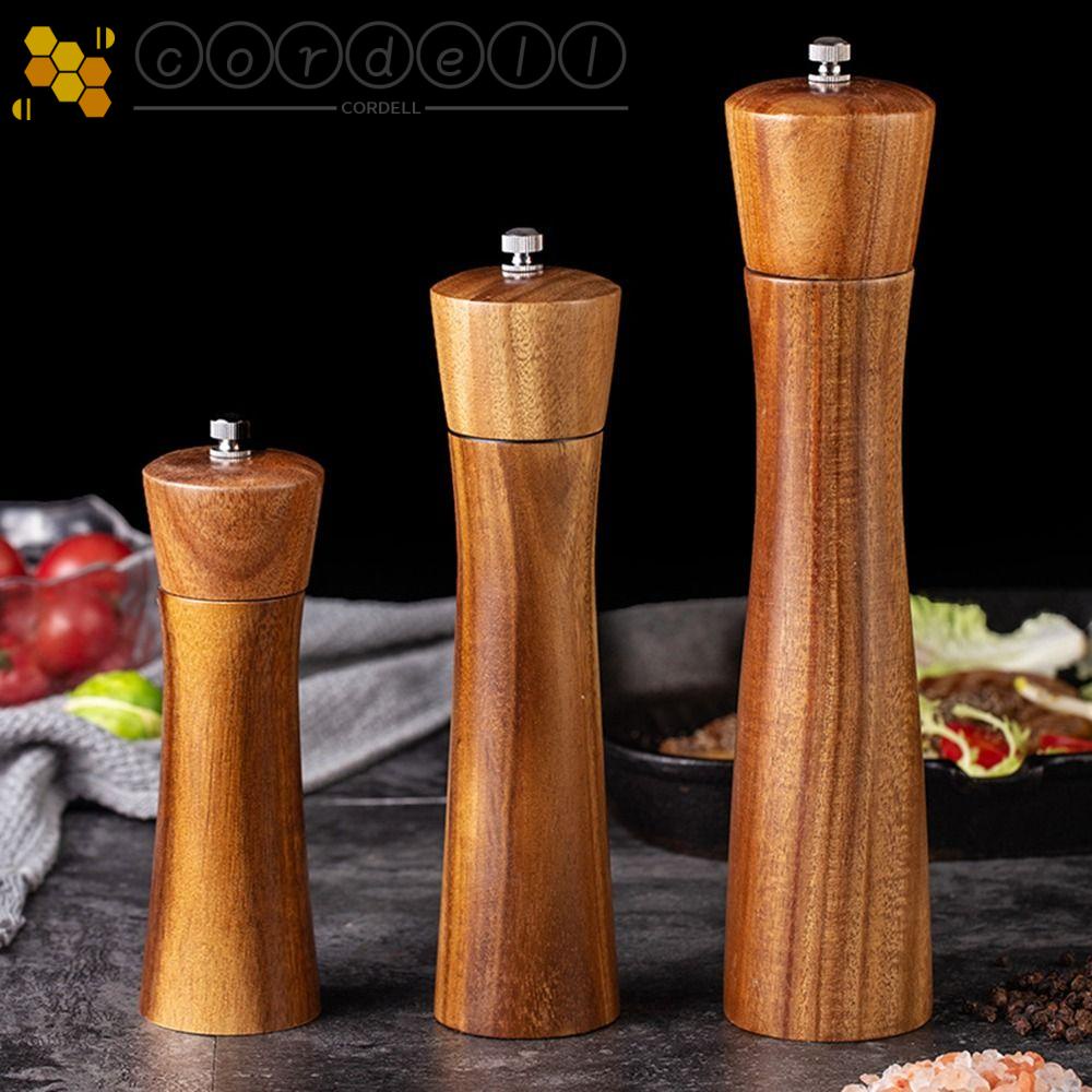 Lọ Đựng Và Xay Tiêu Bằng Gỗ Tự Nhiên
