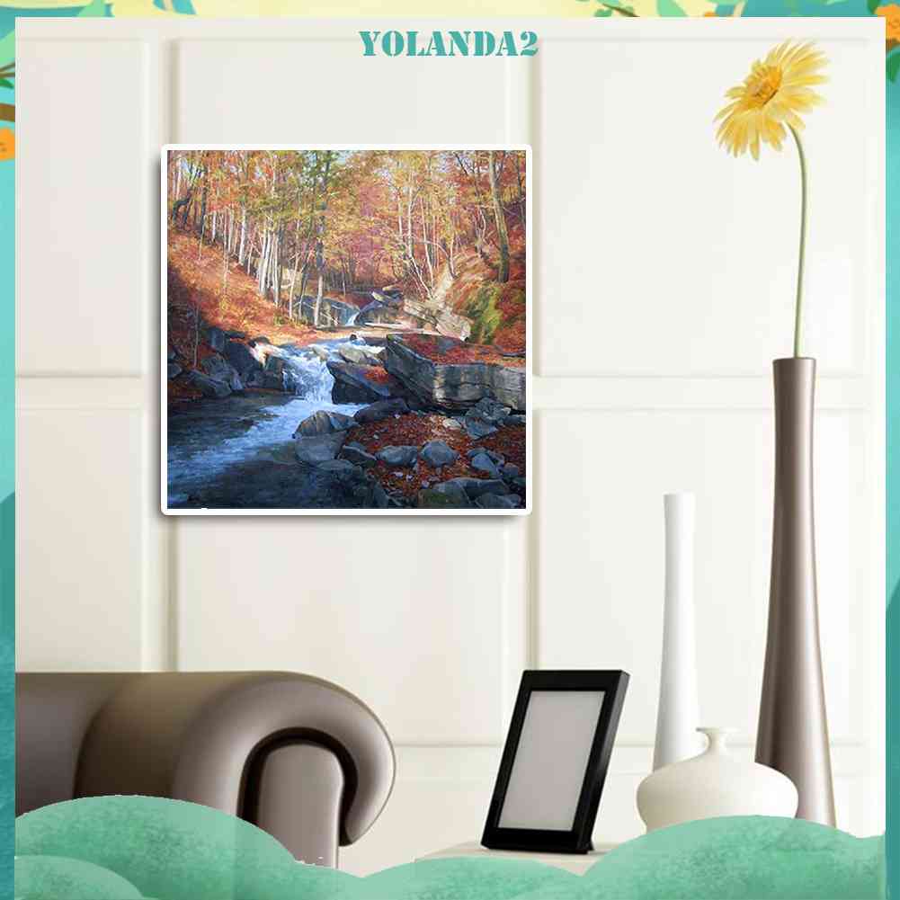 Bộ Tranh Đính Đá 5D Toàn Diện Họa Tiết Ngọn Núi Độc Đáo DIY Dùng Trang Trí