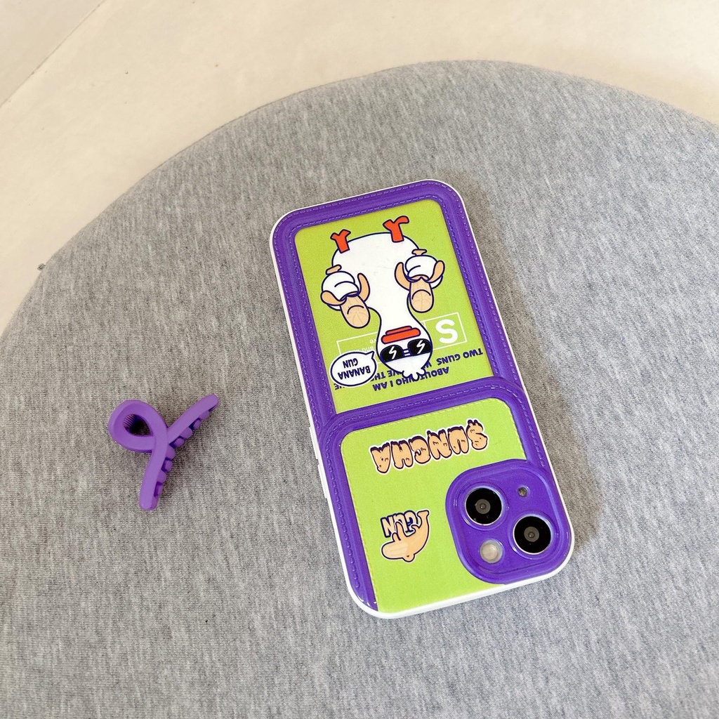 Ốp Điện Thoại Silicon TPU Mềm Chống Sốc In Hình Vịt Đeo Kính Râm Cho iPhone11 12 13 14 Pro Max