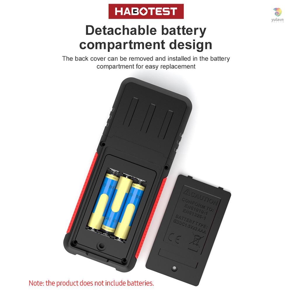 Máy Đo Độ Ẩm Kỹ Thuật Số HABOTEST HT603 200,000 Lux Có Màn Hình Hiển Thị LCD