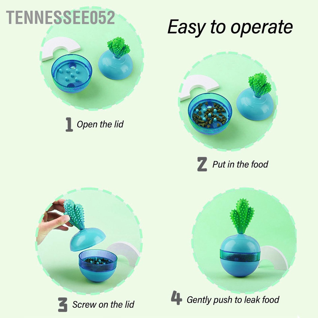 Tennessee052 Chó Ăn Chậm Đồ Chơi An Toàn Giảm Lo Âu Mài Răng Tương Tác Trị Pha Chế Xếp Hình Cho Thú Cưng