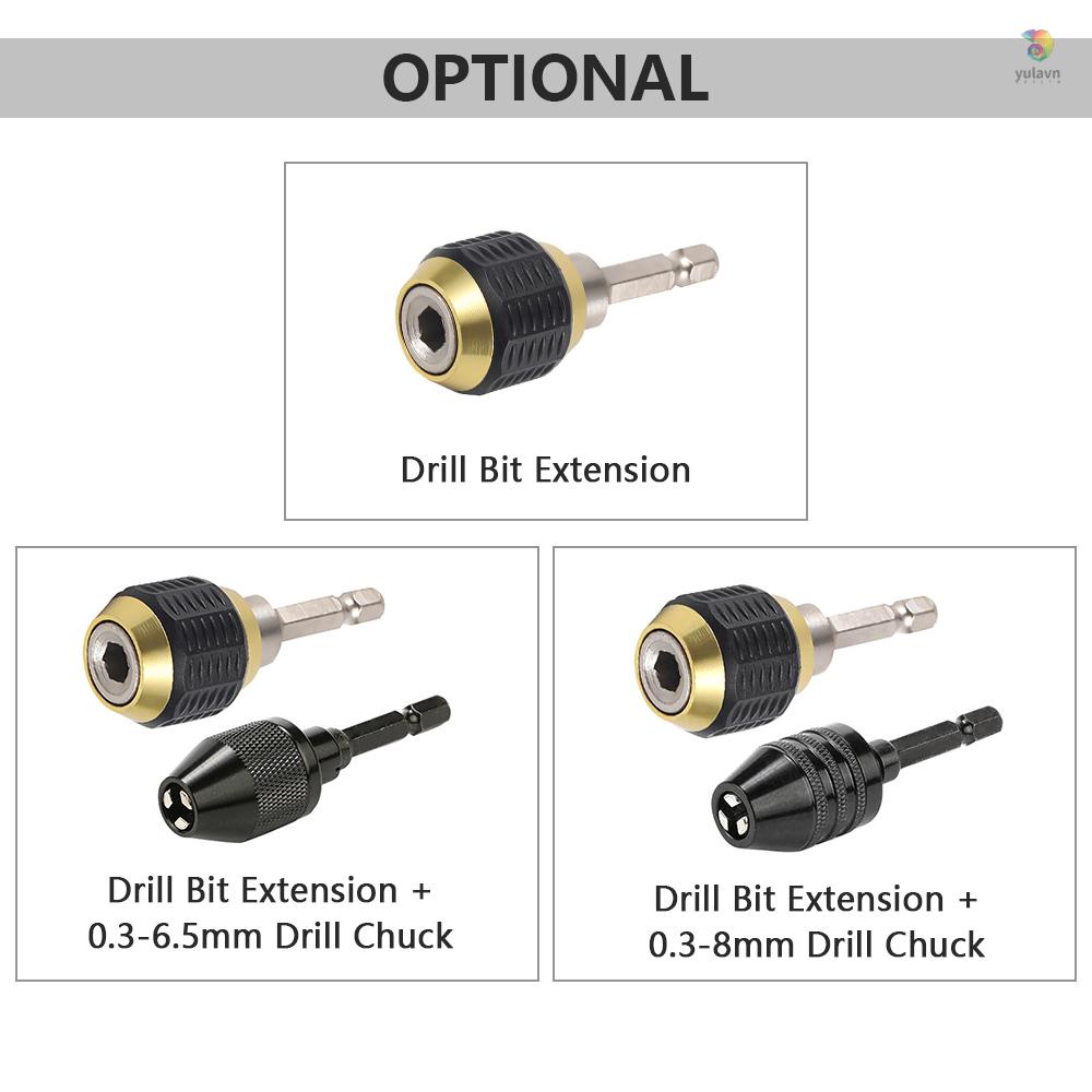 Giá Đỡ Mũi Khoan Mở Rộng 1 / 4 Inch Tháo Lắp Nhanh Tiện Lợi