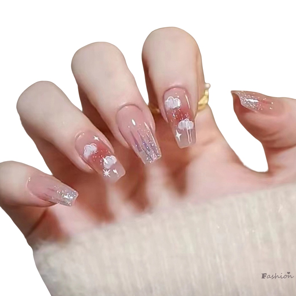 Miếng Dán Trang Trí Móng Tay Dễ Tháo Rời Tiện Dụng