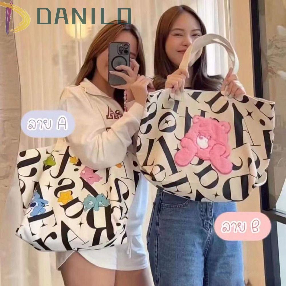 Danilo Túi Tote Nhỏ Đeo Vai Đựng Tiền Xu Trọng Lượng Nhẹ Thân Thiện Với Môi Trường Cho Nữ Sinh Mua Sắm