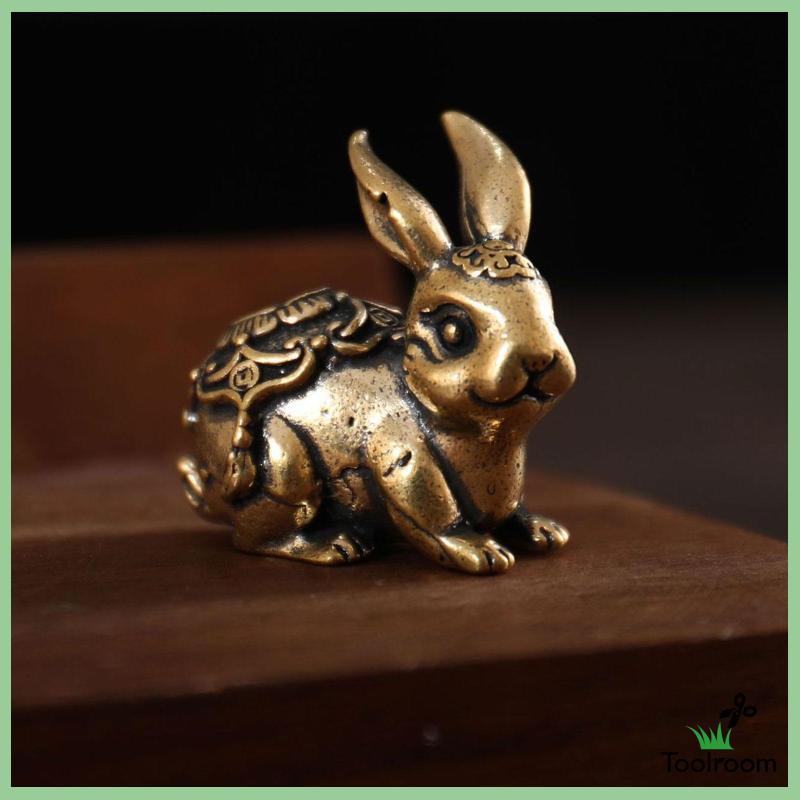 Mô Hình Tượng Thỏ Nhỏ Điêu Khắc Nghệ Thuật Trang Trí Nhà Cửa / Văn Phòng