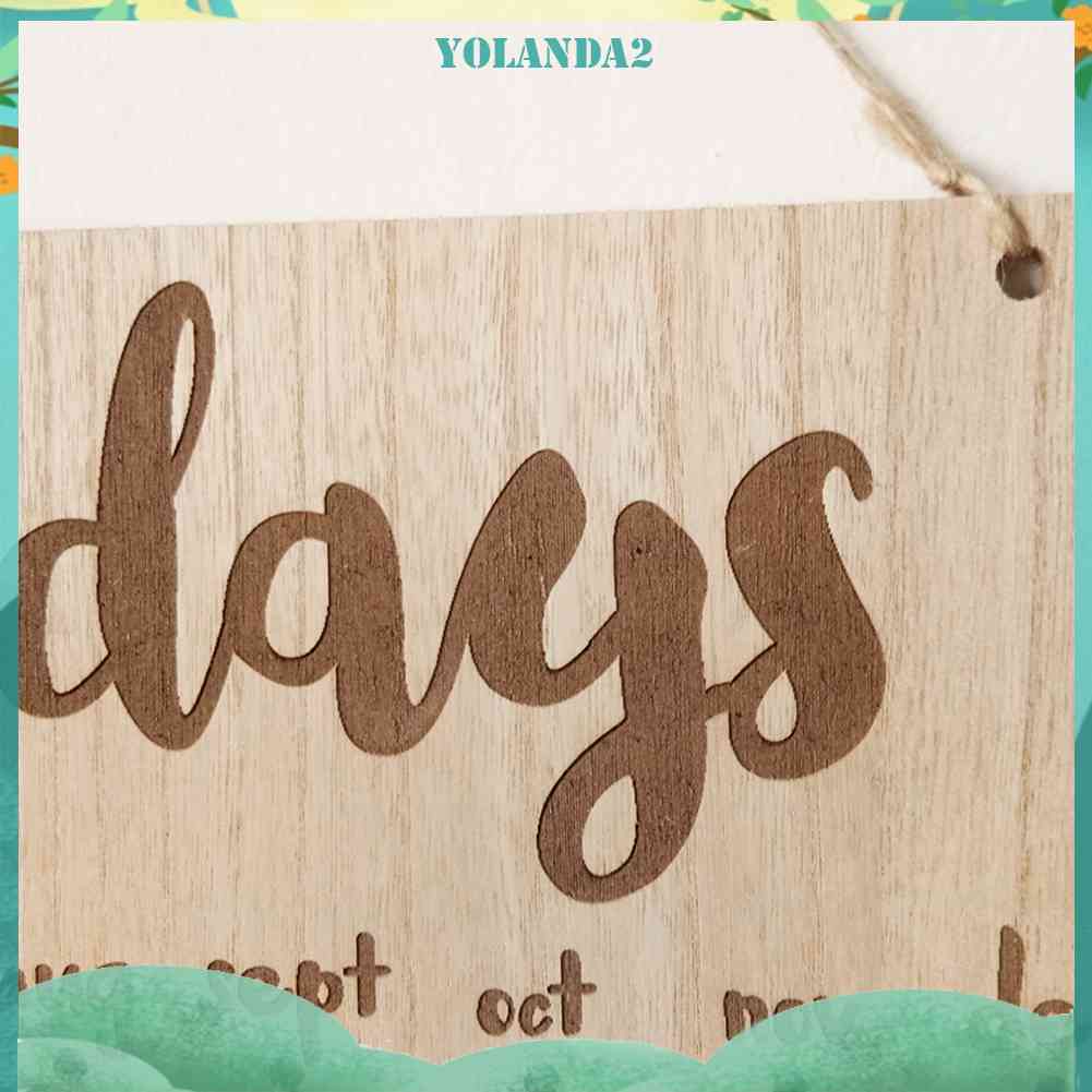 Lịch Nhắc Nhở Ngày Sinh Nhật Treo Tường Hình Tròn Bằng Gỗ DIY