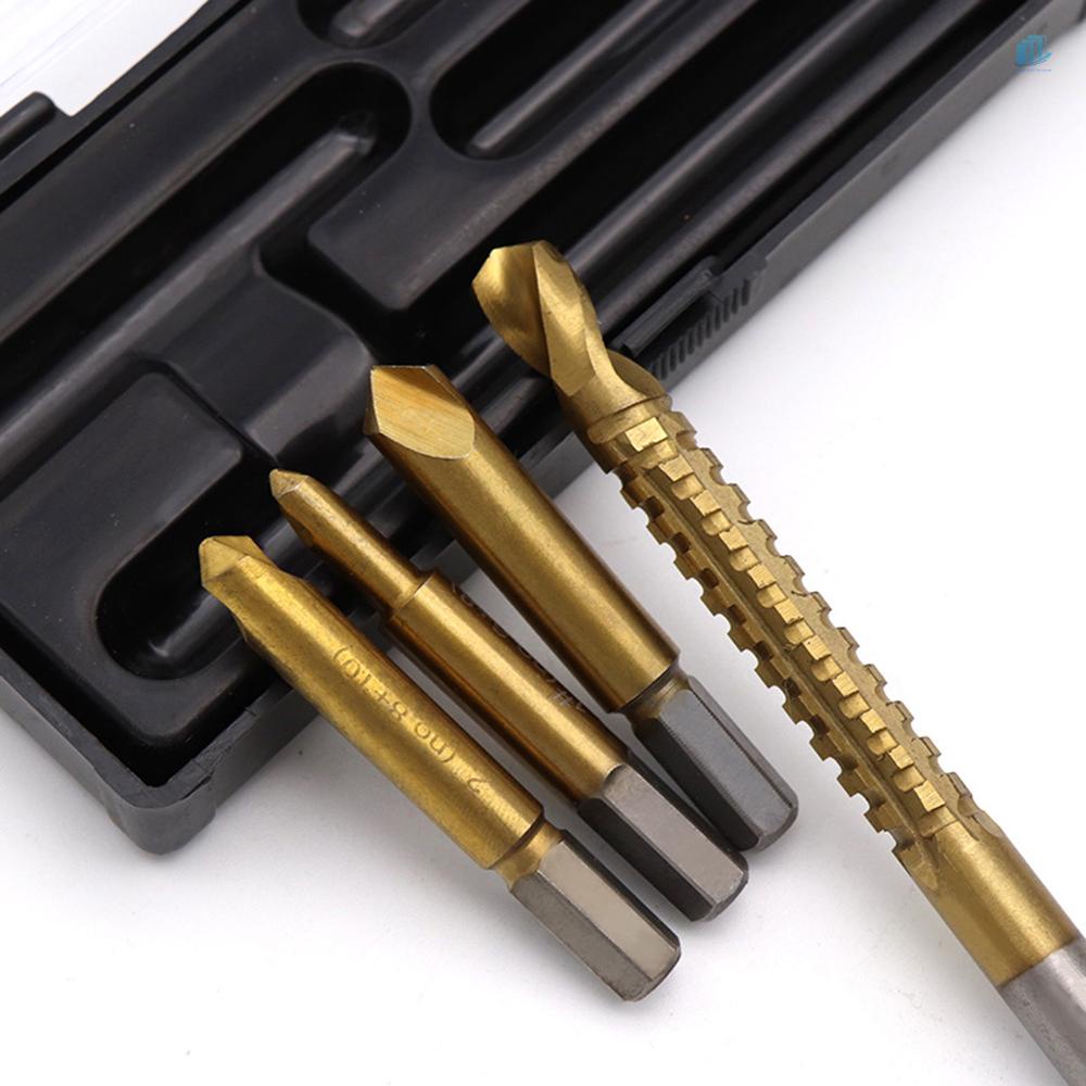 Set 4 Mũi Khoan Thép Tốc Độ Cao s2mwvn