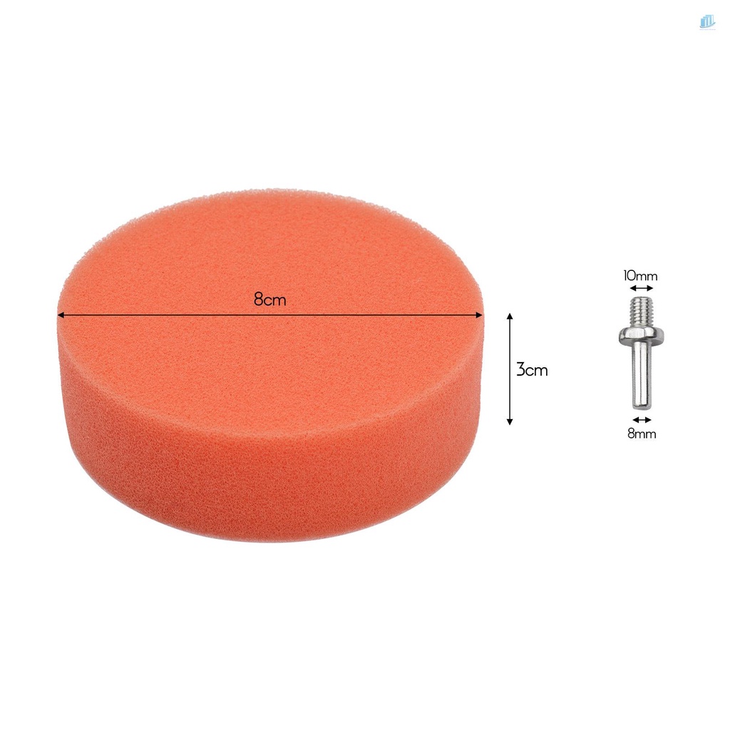 Bộ 24 Miếng Đệm Đánh Bóng 3 Inches s2mwvn Chuyên Dụng Cho Xe Hơi