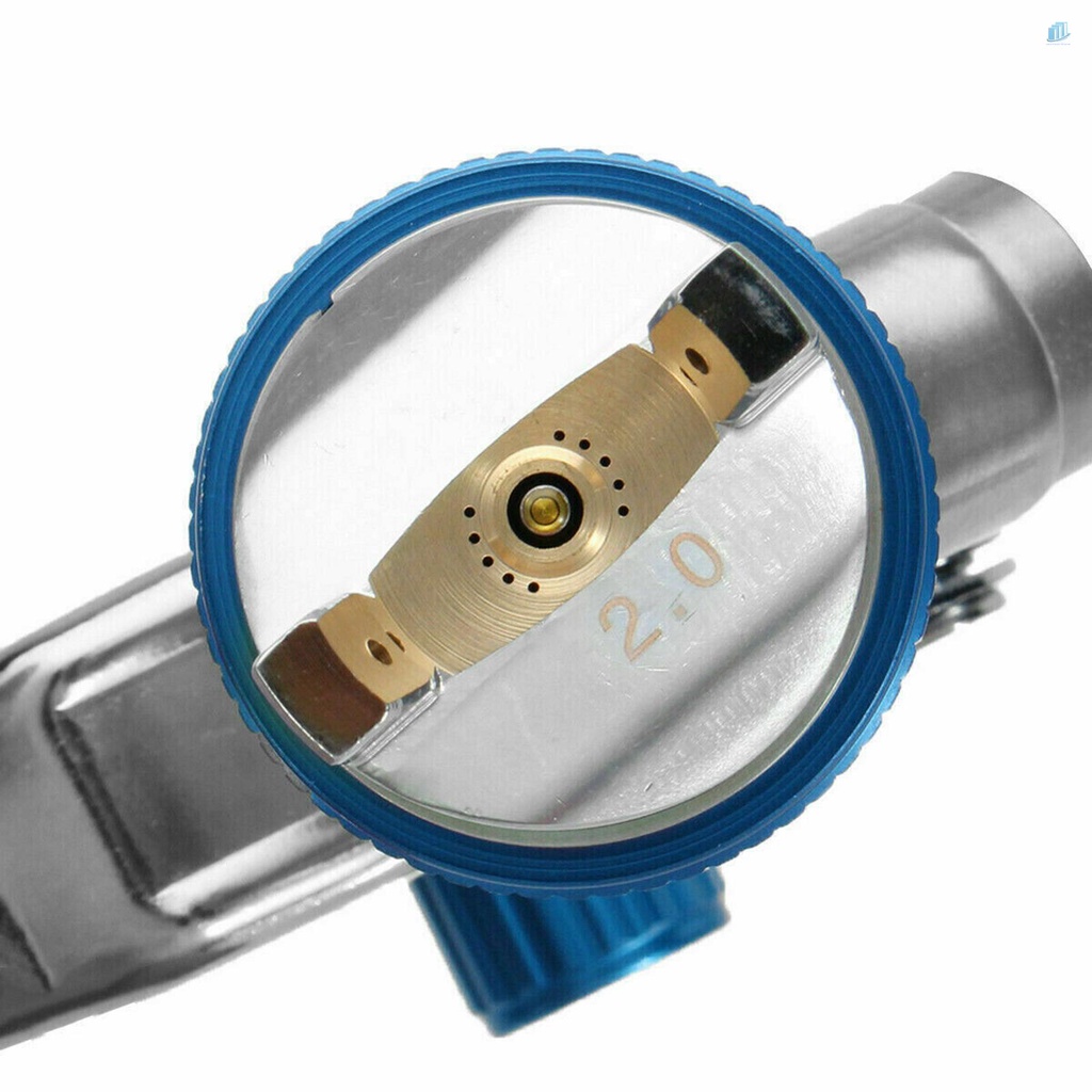 Bộ Dụng Cụ Phun Sơn Xe Hơi smartwatchinone 600CC HVLP Điều Chỉnh Trọng Lực Với 3 Vòi Phun