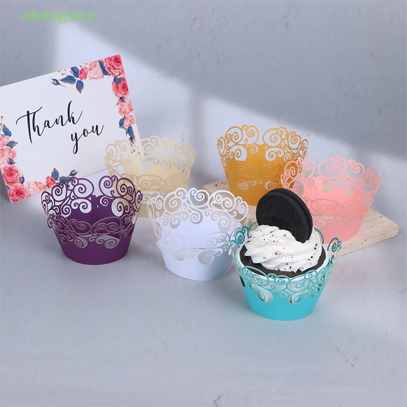 Set 50 Cốc Giấy Đựng Bánh Cupcake Tiện Dụng