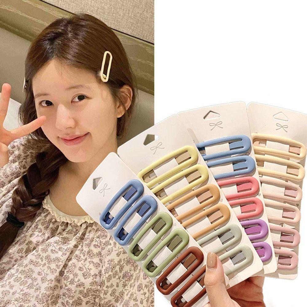 Set 6 Kẹp Tóc Hình Vuông Đáng Yêu Dành Cho Nữ