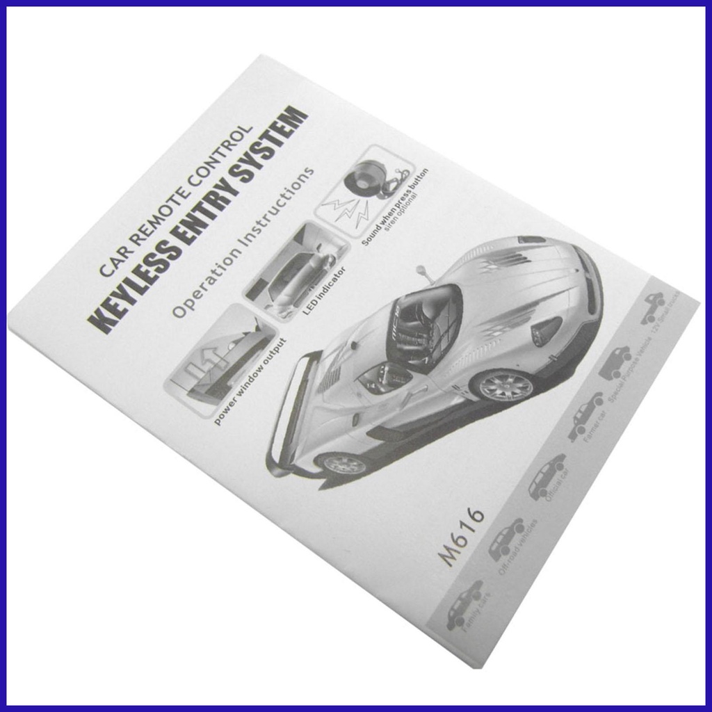 Bộ Thiết Bị Khởi Động Xe Hơi Tự Động Không Chìa Khóa Tương Thích Với Hầu Hết Các Loại Xe Tự Động 12V