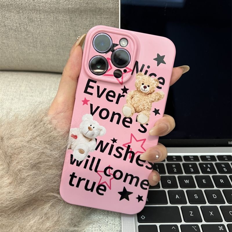 Ultra Ốp Điện Thoại Cứng / Mỏng In Hình Chú Gấu Muppet Màu Hồng Cho Iphone 11 1378P 14pro R1P7