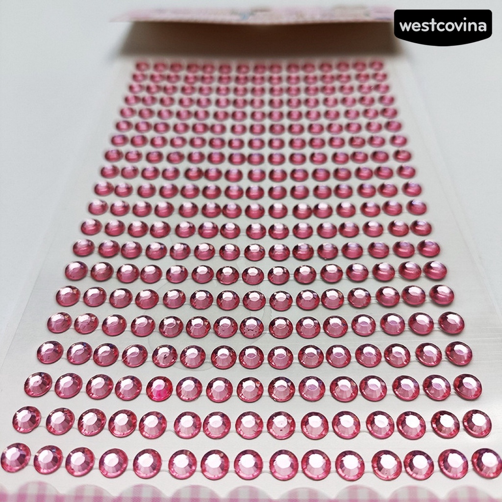 [COD]♪Bộ 2 Miếng Dán Đính Đá 5mm Trang Trí Sổ Tay DIY