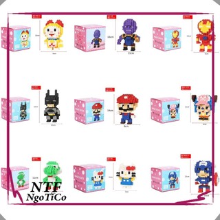 Mô hình lắp ráp lego giá rẻ hoạt hình được chọn mẫu