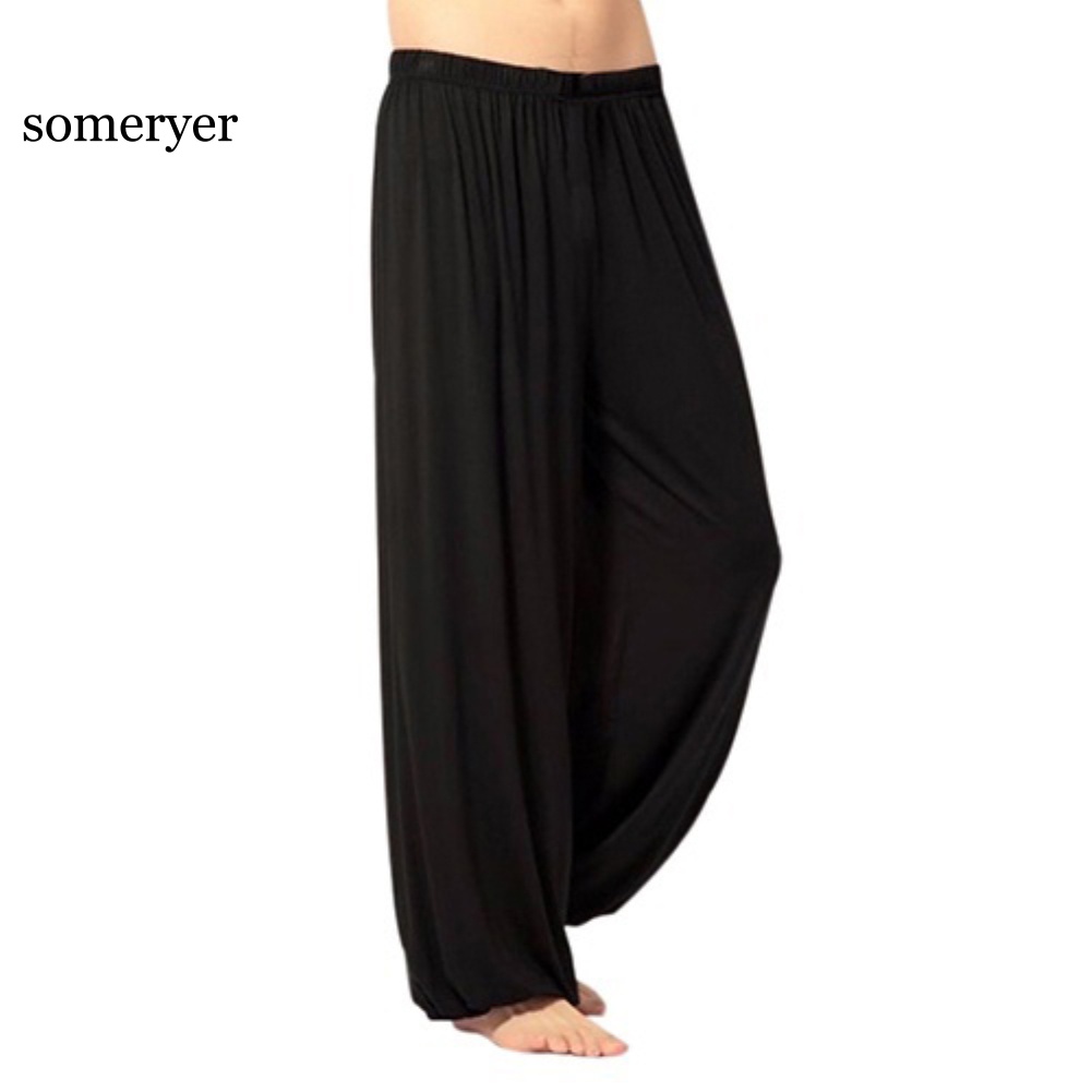 Quần Baggy Trơn Màu Đơn Giản Tập Yoga / Nhảy Bụng Cho Nam