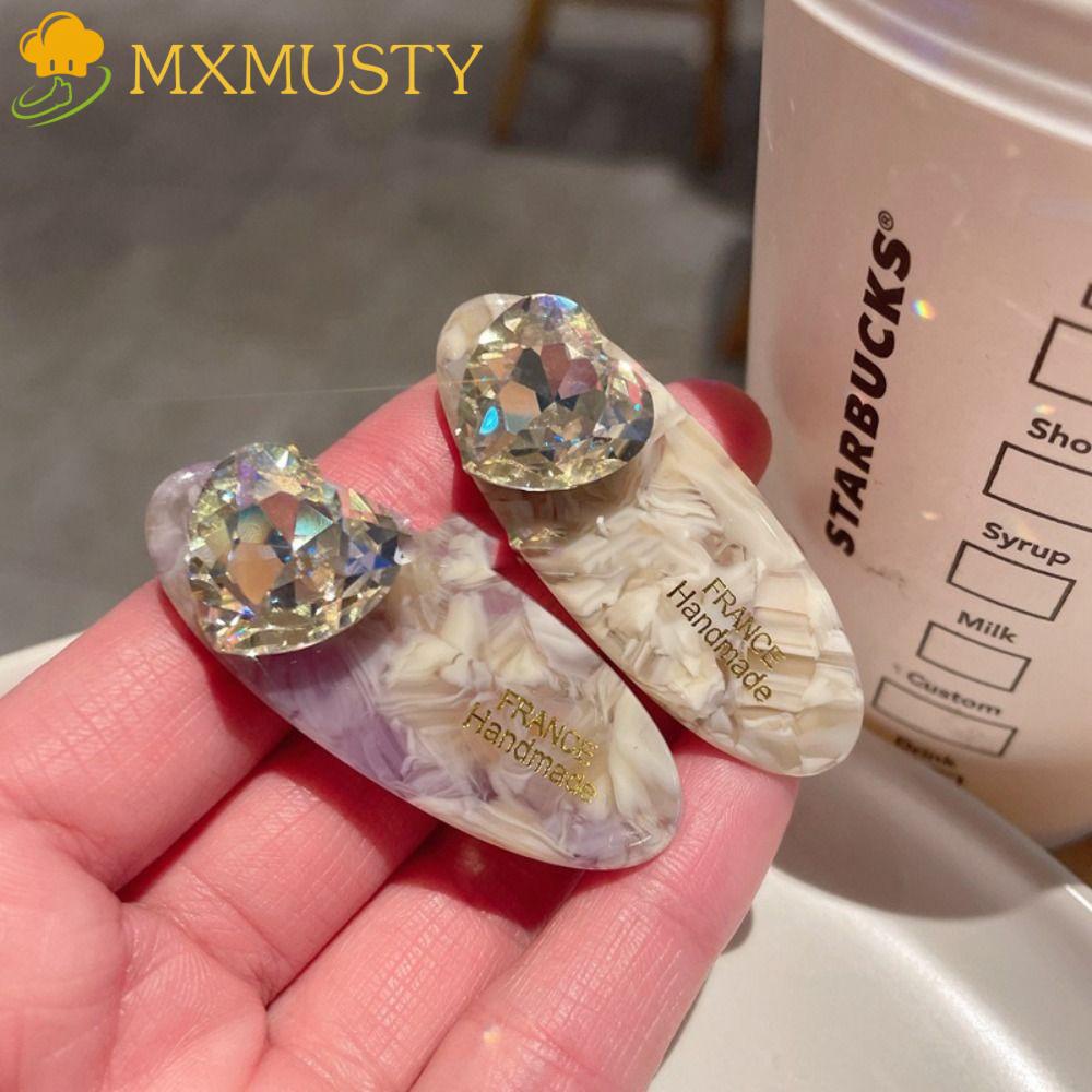 Kẹp Tóc Hình Trái Tim Phong Cách Pháp Cho Nữ|Kẹp Tóc Phong Cách Retro Ngọt Ngào