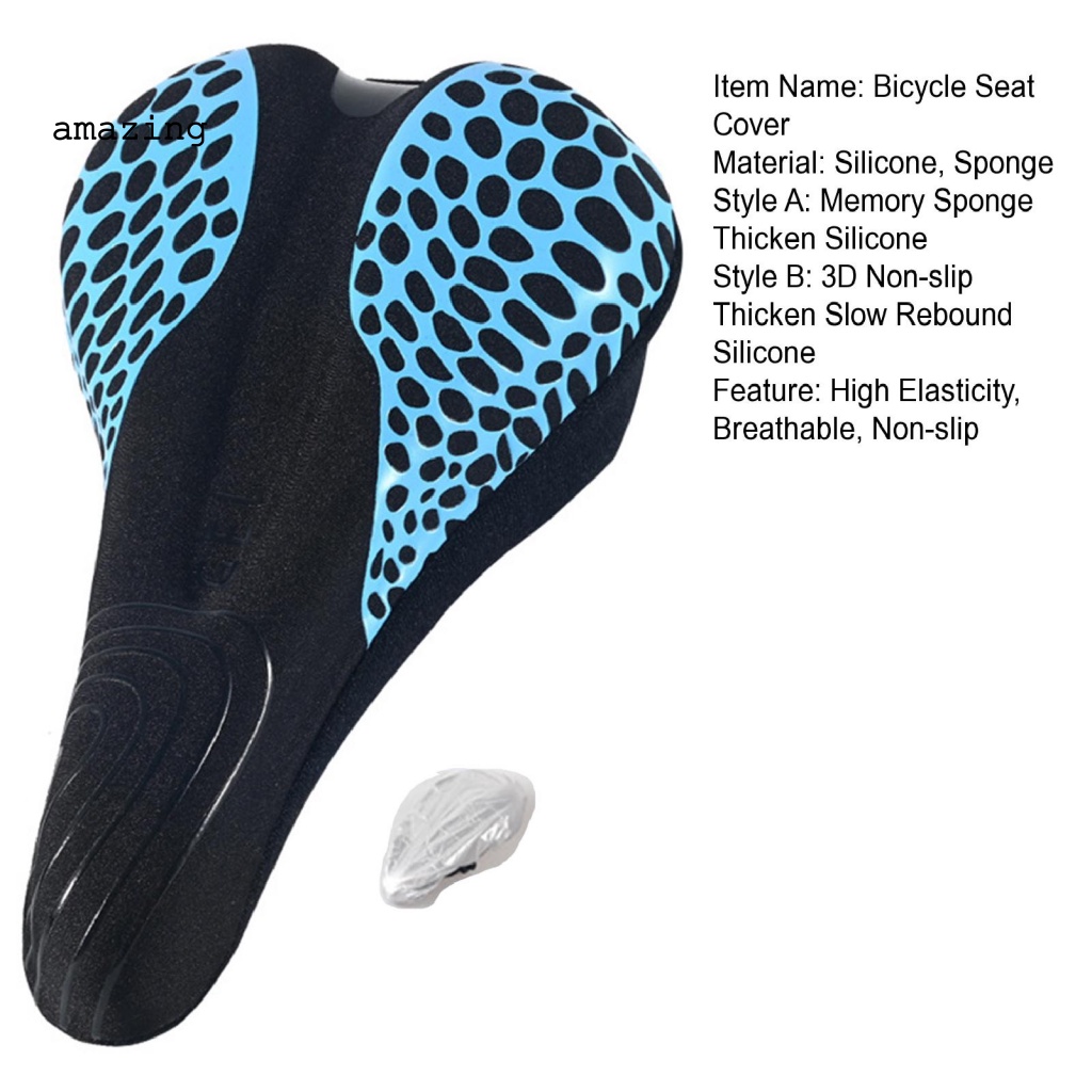 Vỏ Bọc Yên Xe Đạp Leo Núi Bằng Bọt Biển Mềm Mại Co Giãn Tiện Lợi