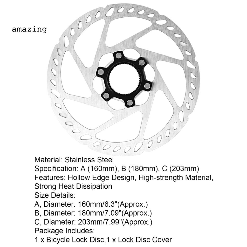 Đĩa Phanh Xe Đạp Trung Tâm Chịu Lực Tốt Chống Mòn