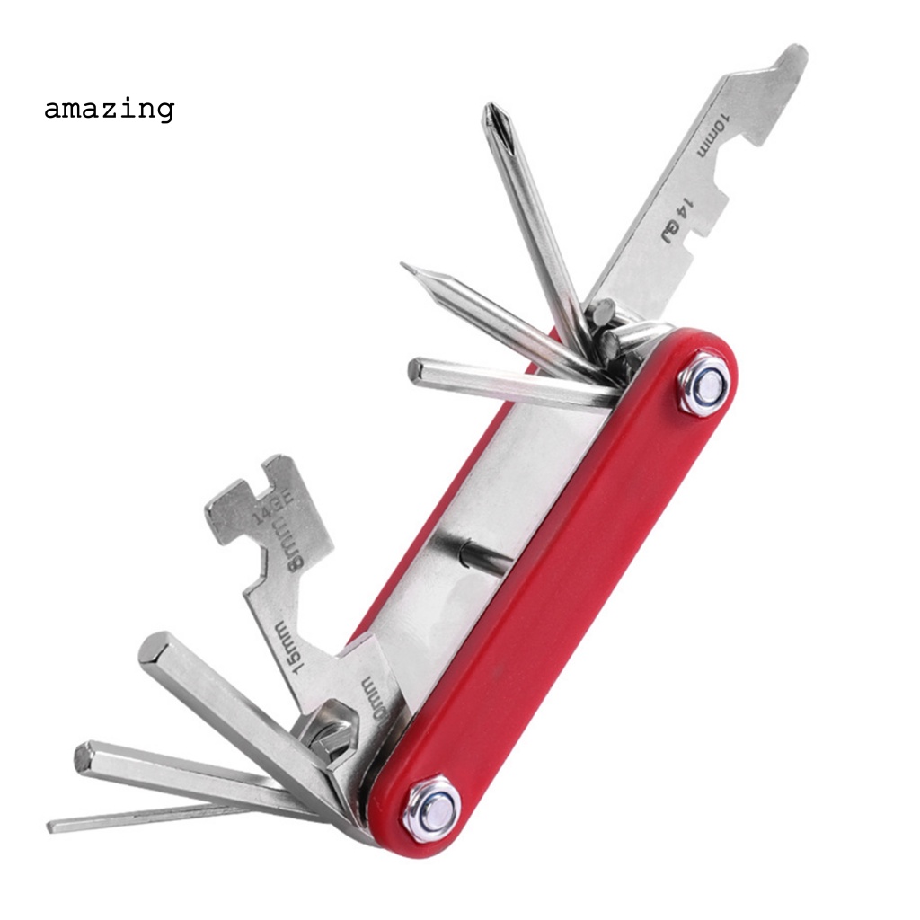 Bộ Dụng Cụ Sửa Chữa Xe Đạp Leo Núi 13 Trong 1 Có Thể Gấp Gọn Tiện Dụng