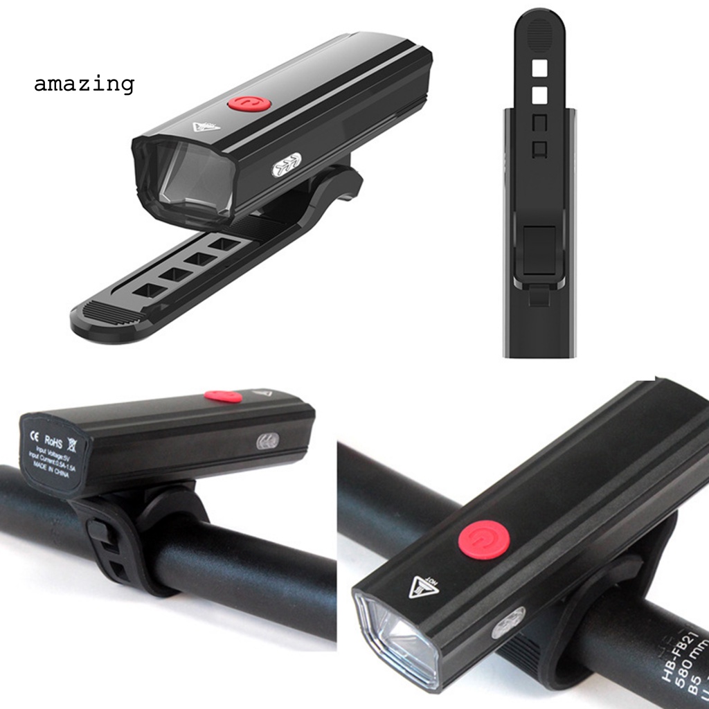 Đèn Pha Trước Bằng Nhựa PC Có Thể Sạc Lại Dành Cho Xe Đạp