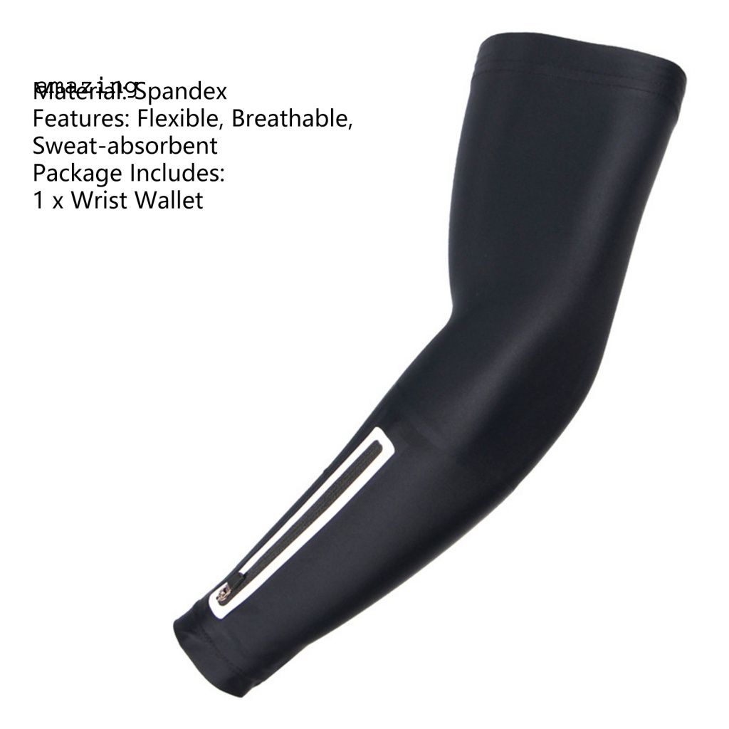 1 Túi Đựng Điện Thoại Spandex Đeo Cổ Tay Thoải Mái Khi Chạy Xe Đạp