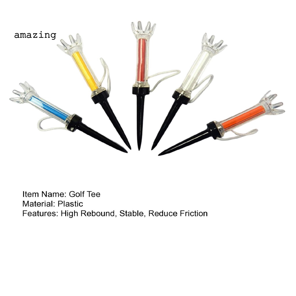 Set 5 Tee Golf Mini Kèm Dây Cố Định Dùng Luyện Tập Đánh Golf