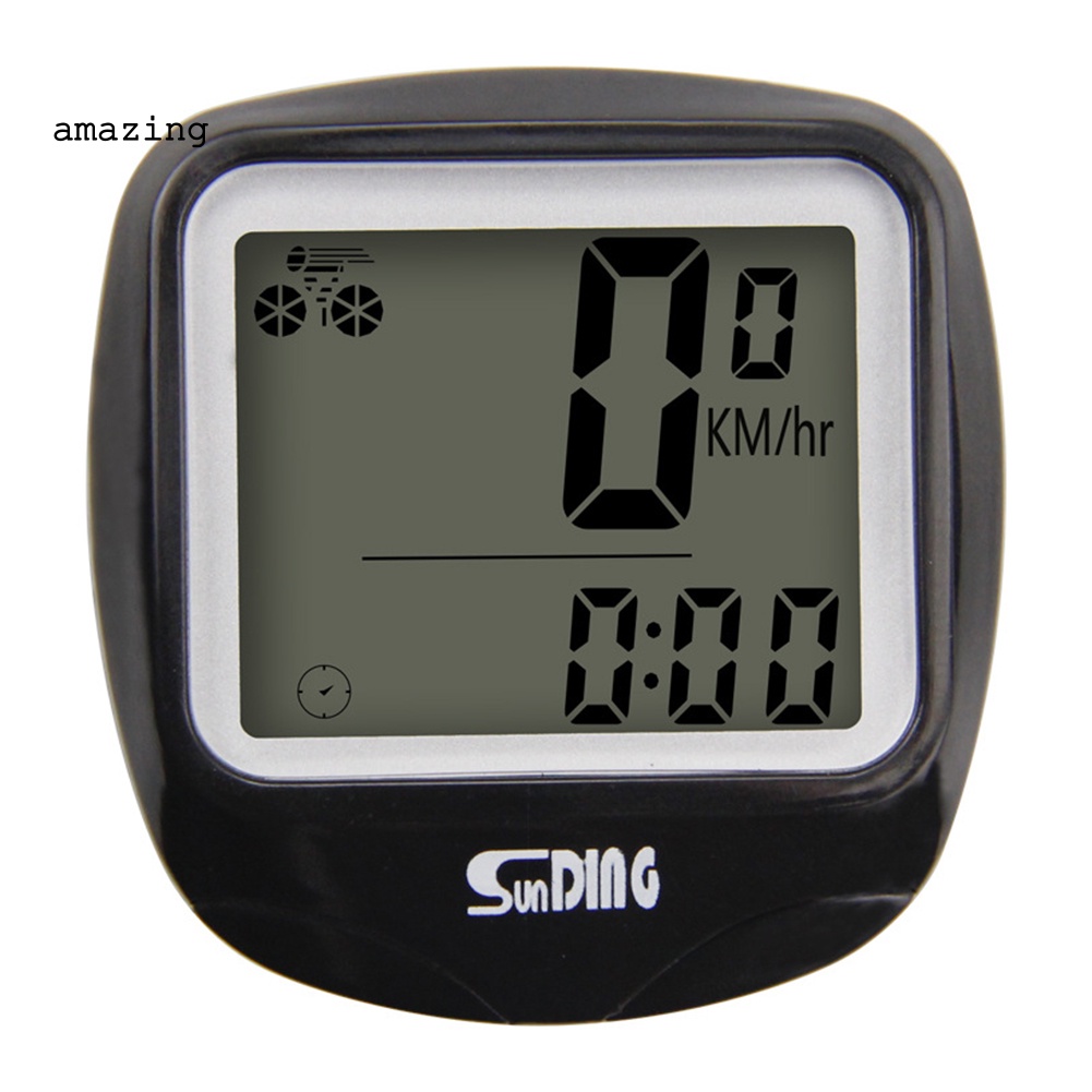 Đồng Hồ Đo Tốc Độ Xe Đạp Có Dây Sunding SD-568AE