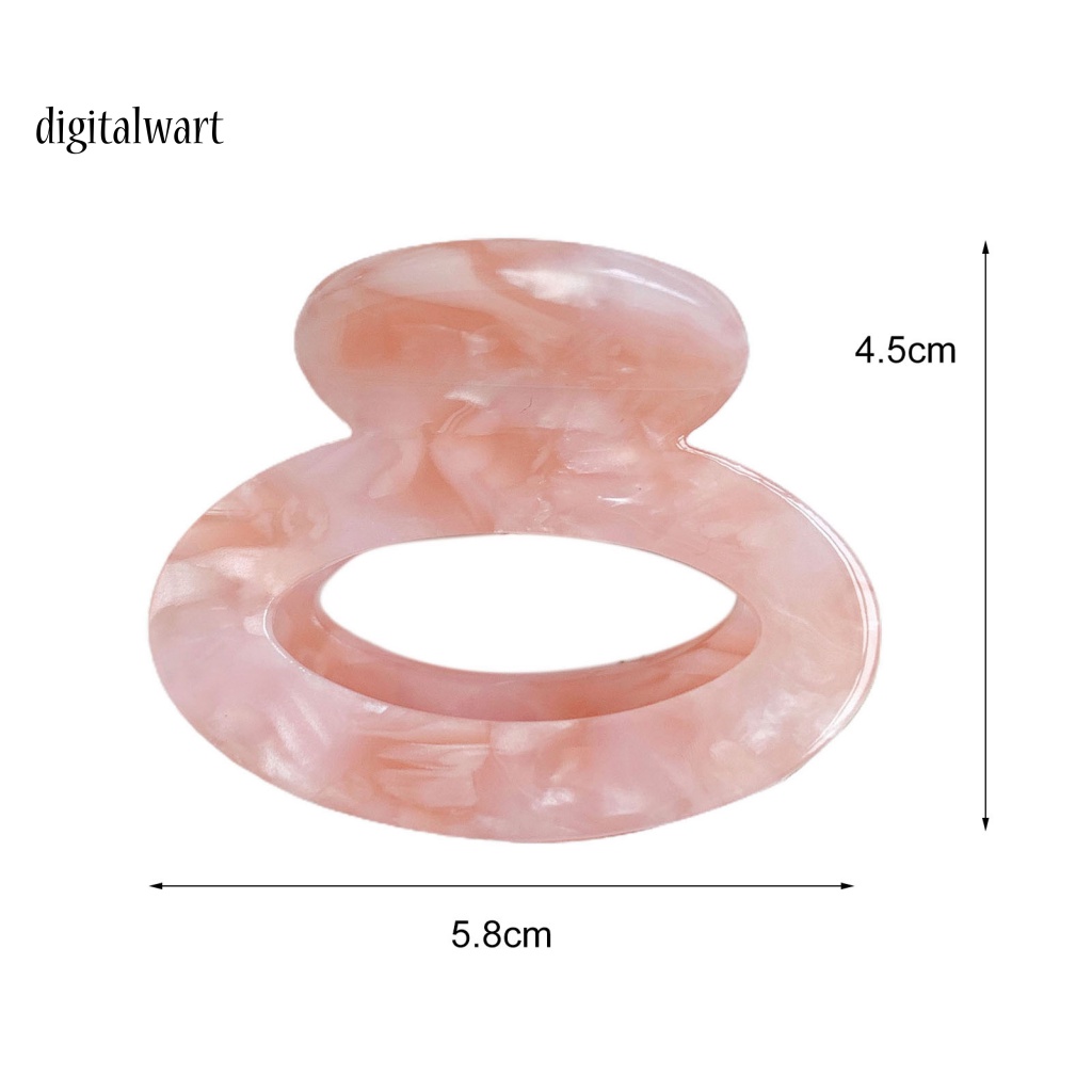 Kỹ Thuật Số| Kẹp Tóc Răng Cưa Hình Oval Axit Acetic Mạnh Mẽ