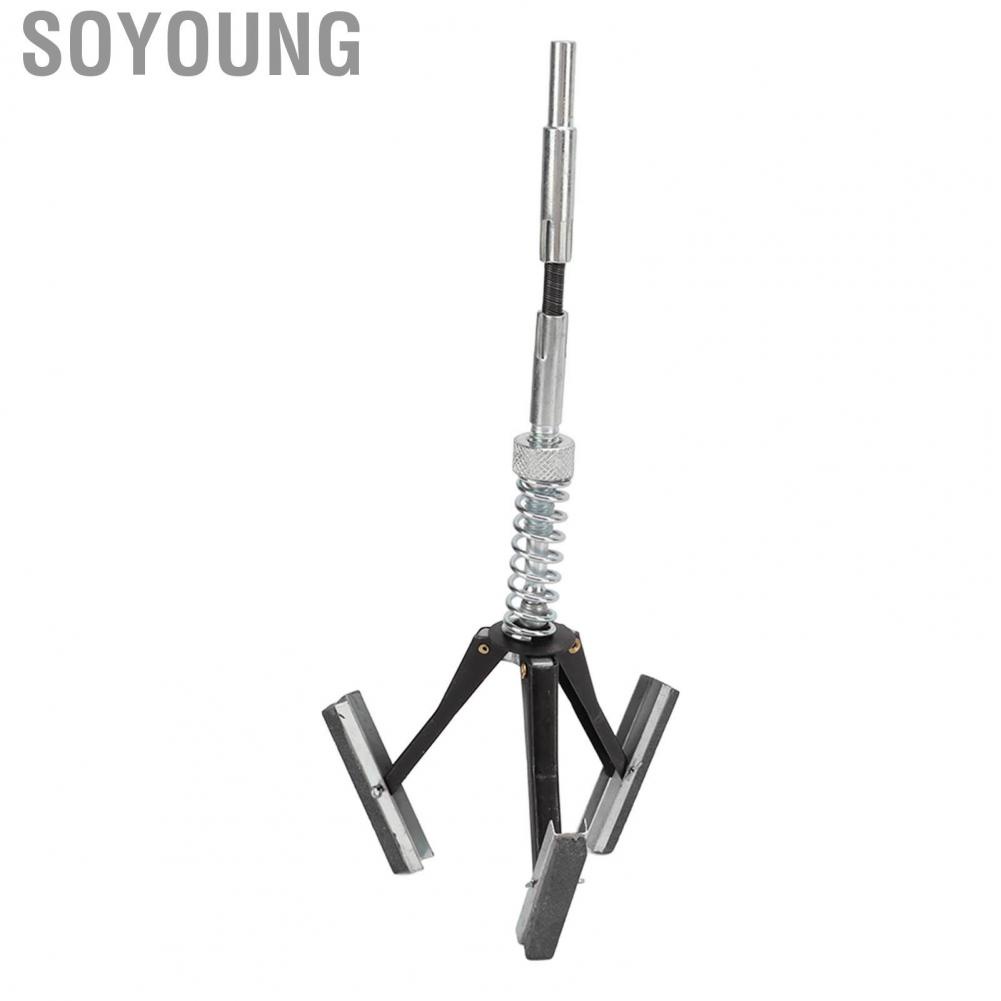 Soyoung Engine Cylinder Hone Deglazer  1 1/8in Stones Brake Cylinder Burnisher Hone Flexible Shaft Knurled Wheel  for Auto