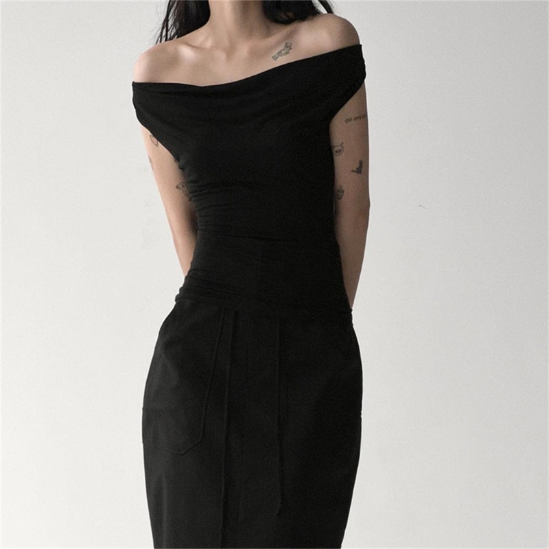 Áo Thun Sát Nách Màu Sắc Đơn Giản Thời Trang Mùa Hè Cho Nữ