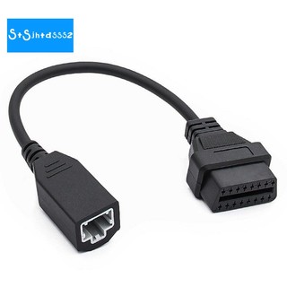 Dây cáp obd2 kết nối bộ chẩn đoán lỗi xe hơi honda 3pin obd1 obd2 obdii 3 pin sang 16 pin