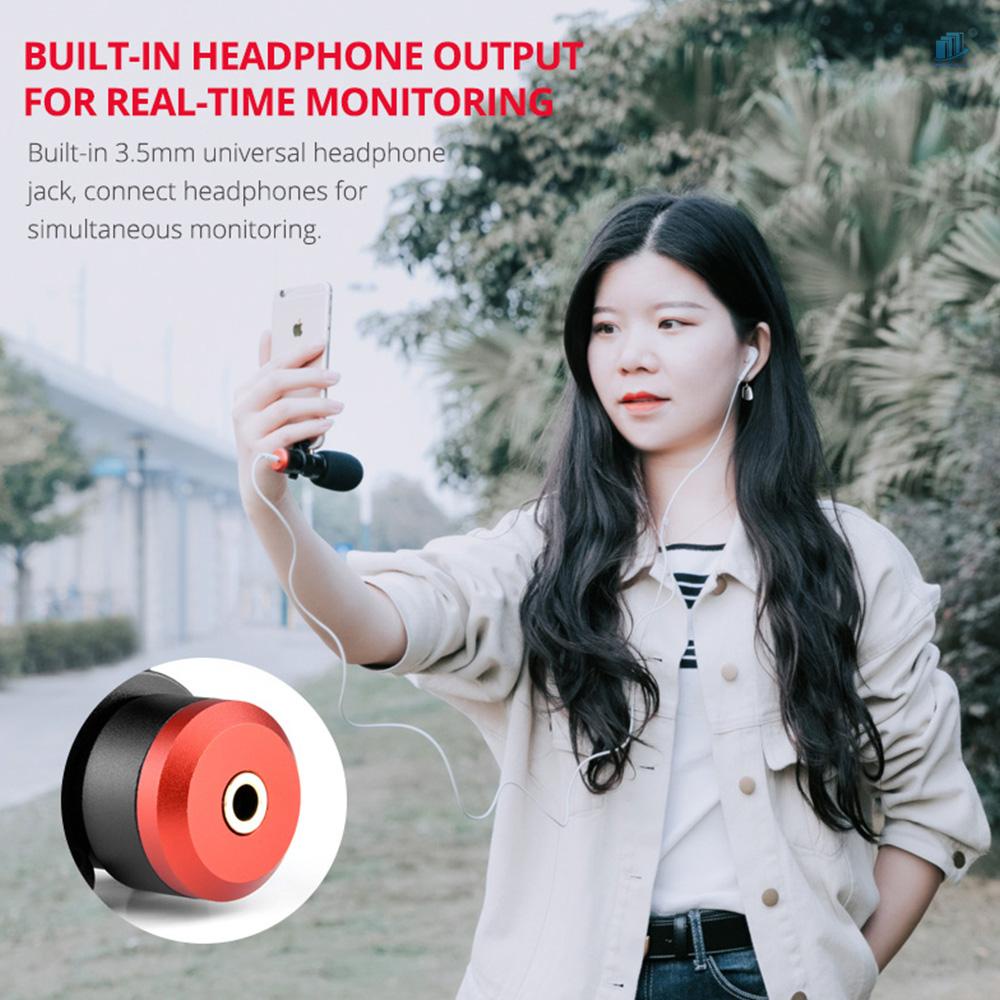 Micro Mini TRRS Giắc Cắm 3.5mm Chuyên Dụng Cho Điện Thoại Thông Minh Android Andoer MIC06