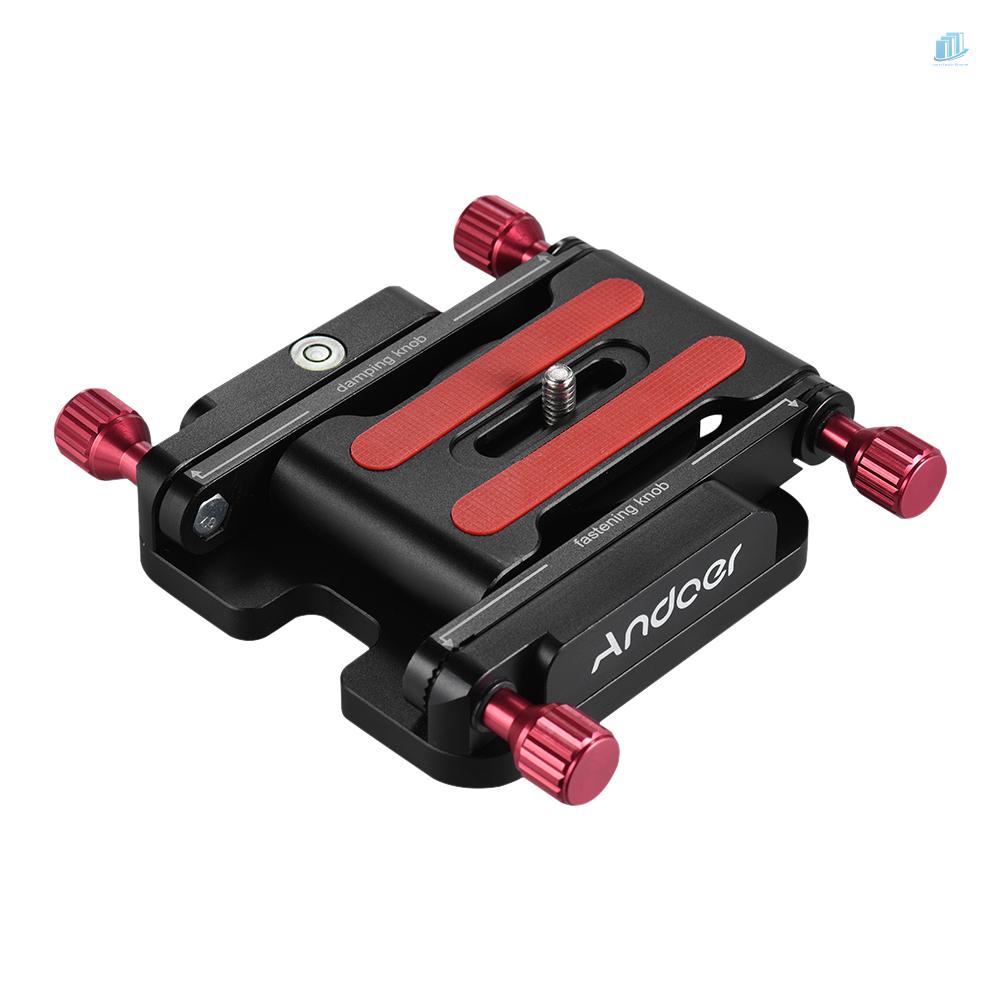 Giá Đỡ Máy Ảnh Đầu Nghiêng Bằng Hợp Kim Nhôm Cho smartwatchinone Andoer Thanh Trượt Ổn Định Tải Trọng 3.5kg Cho DSLR 3.5kg