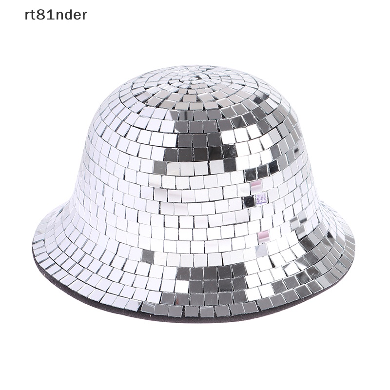 Rt 1 Mũ Cao Bồi Đính Bóng Disco Có Kính Gương Trang Sức Cho Nữ n