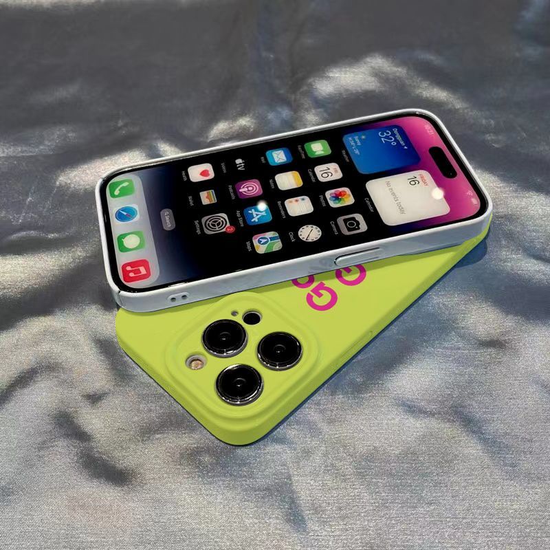 Ốp Điện Thoại Cứng In Chữ Đơn Giản Cho iPhone138p12max11 xsmax 14pro / 06MO