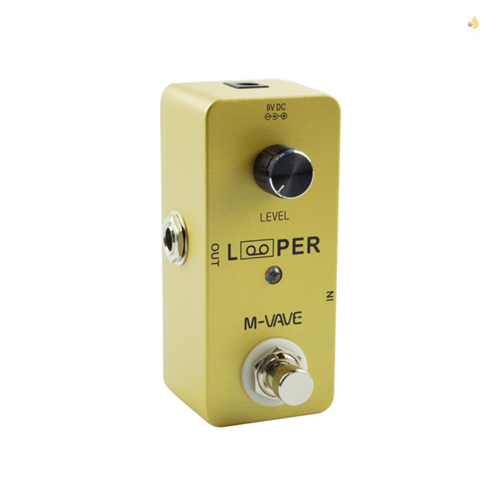 Bàn Đạp Hiệu Ứng Đàn Guitar Điện mynice M-VAVE Looper Mini Max. Vỏ Kim Loại Bảo Vệ Toàn Diện 5 Phút Không Giới Hạn Cho Thu Âm 5 Phút