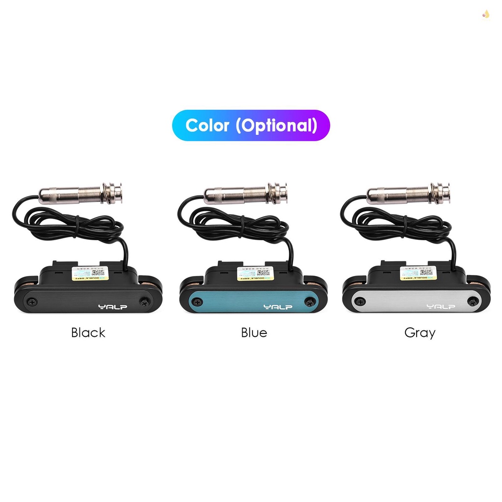 Hệ Thống Pickup YALP Y1 Lõi Cảm Ứng Âm Thanh Từ Tính 95-110mm Chuyên Dụng Cho Đàn Guitar Acoustic