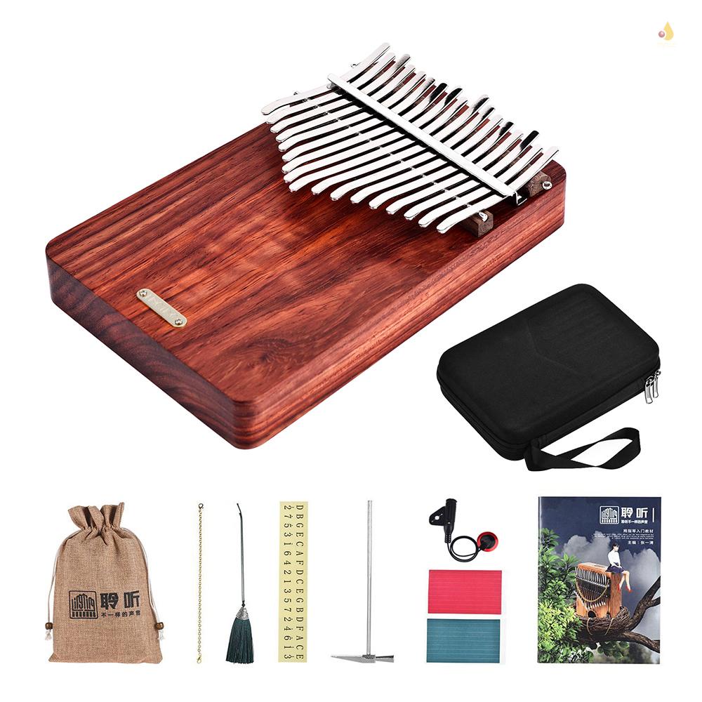 Miếng Dán Phím Đàn Kalimba Mbira Sanza Kèm Túi Đựng Tiện Dụng K17A 17 Phím