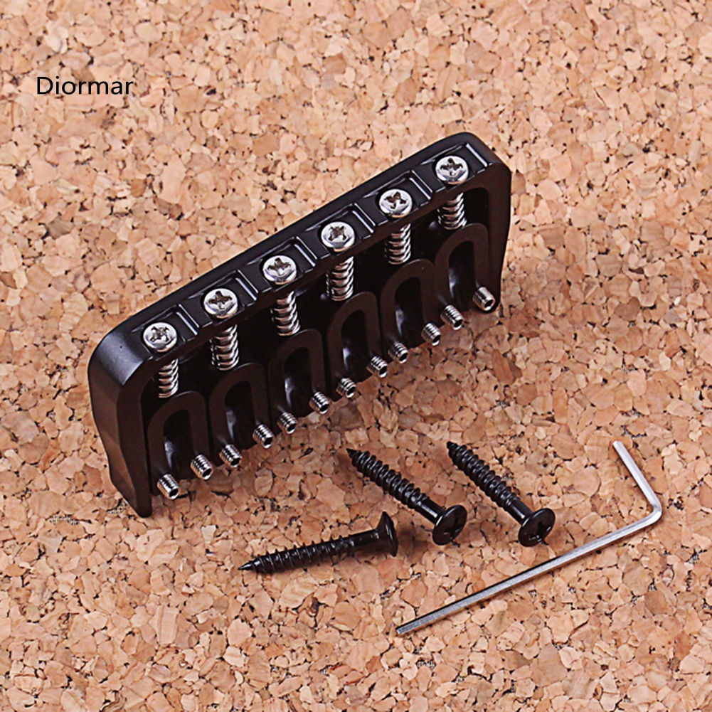 Cầu Đàn 6 Dây Di Động Bền Bỉ DIO GA890 6 Dây Màu Đen Cho Guitar Điện