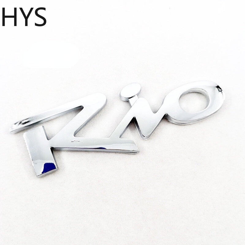 1 Miếng Dán Logo ABS Trang Trí Cốp Xe Hơi KIA RIO RIO