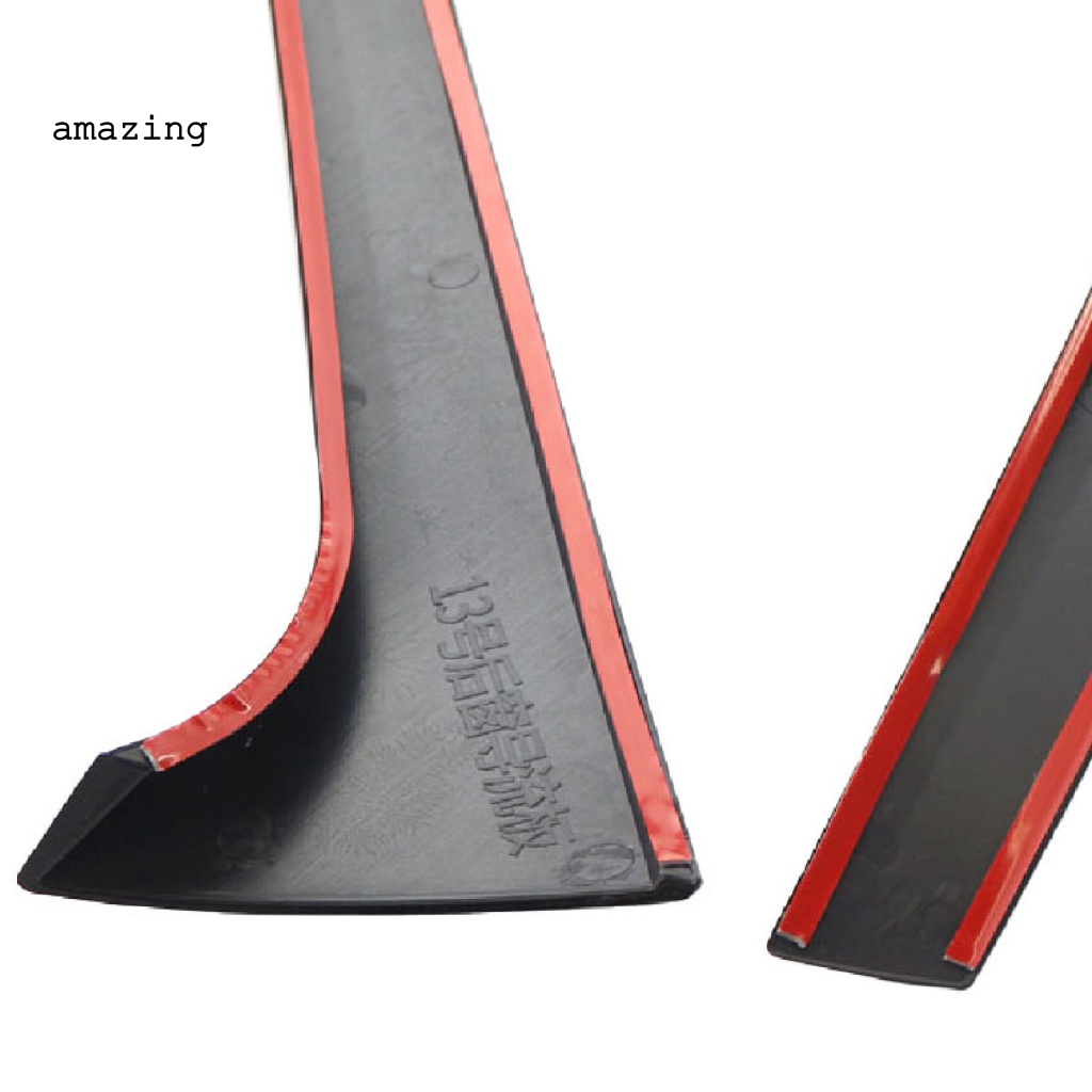 Bộ 2 Miếng Dán Cửa Sổ Xe Hơi Chống Trầy Xước Chống Thấm Nước Màu Đen Sáng Dành Cho Skoda-Kodiak 16-20