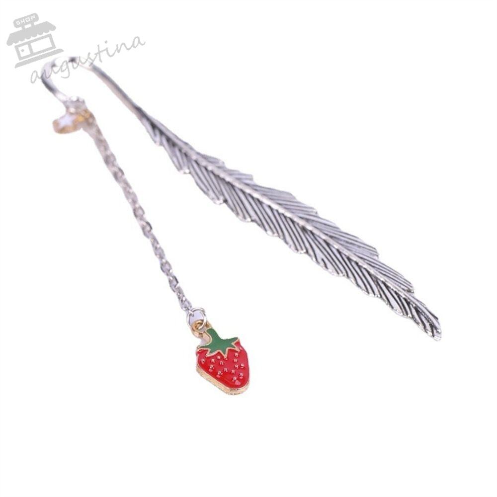 Thẻ Đánh Dấu Trang Sách Bằng Giấy Họa Tiết Lông Vũ Dễ Thương