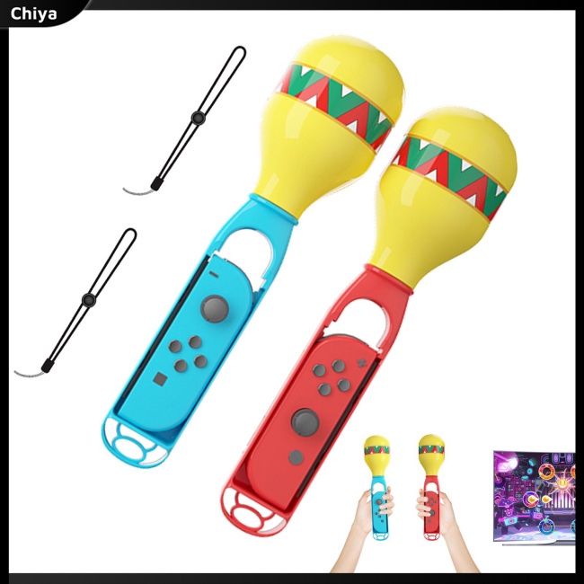 Bộ 2 Tay Cầm Điều Khiển Chơi Game Switch Trái Phải Nhỏ Gọn Kèm Dây Đeo Cổ Tay