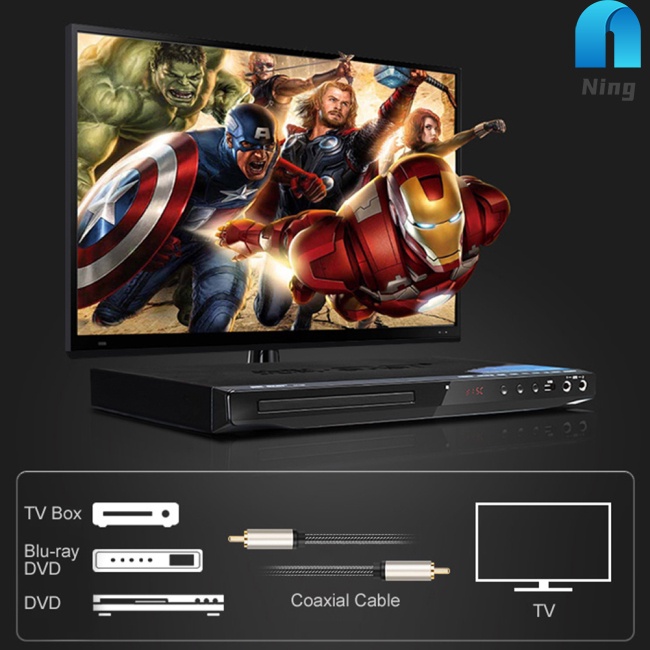 Dây Cáp Âm Thanh Hifi 5.1 Spdif Rca Sang Rca