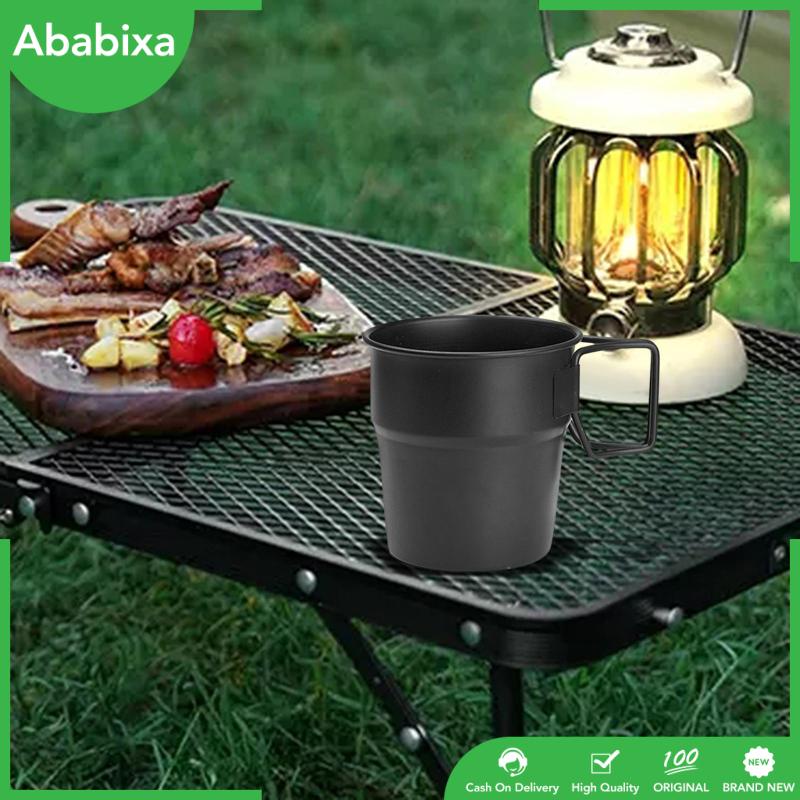 Cốc Uống Nước 300ml Bằng Thép Không Gỉ Có Thể Xếp Chồng Lên Nhau Tiện Dụng Mang Theo Du Lịch Cắm Trại