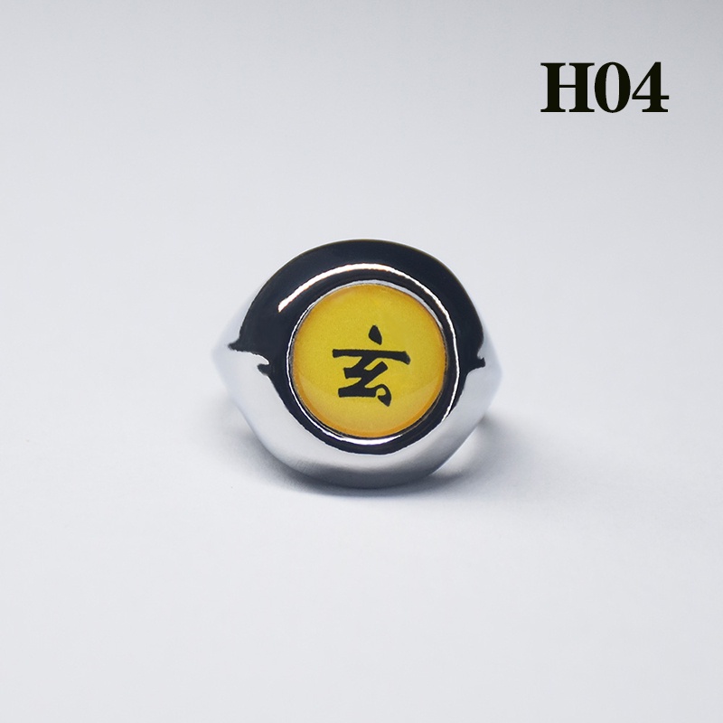 Ring for Cosplaying Akatsuki Members Anime Naruto Collectible Unisex for Gift Ready Stock LY