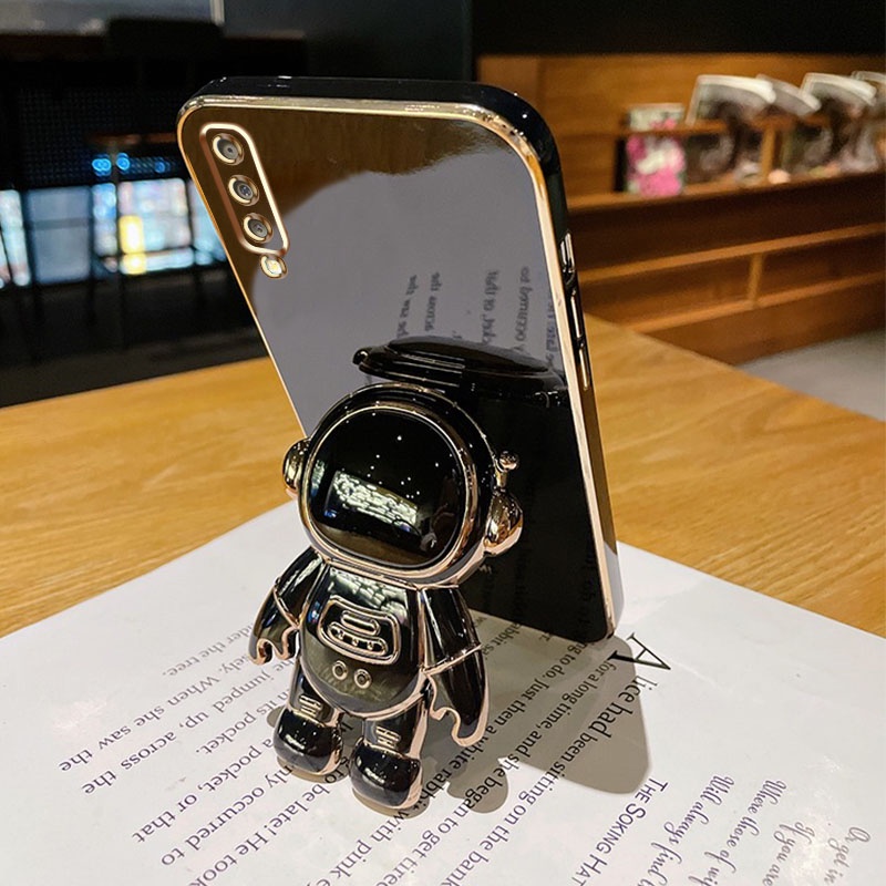 Ốp Lưng Có Dây Đeo Cổ Tay HọA TiếT Phi HàNh Gia Cho Samsung Galaxy A7 2018 A750