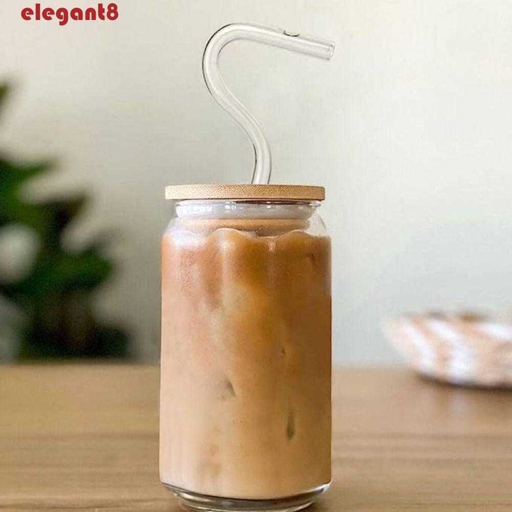 Ống Hút Cong Cao Trong Suốt Đa Năng Thanh Lịch Cho Bữa Tiệc